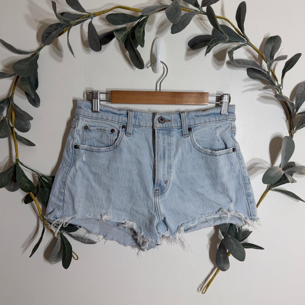 Abercrombie High Rise Mom Short